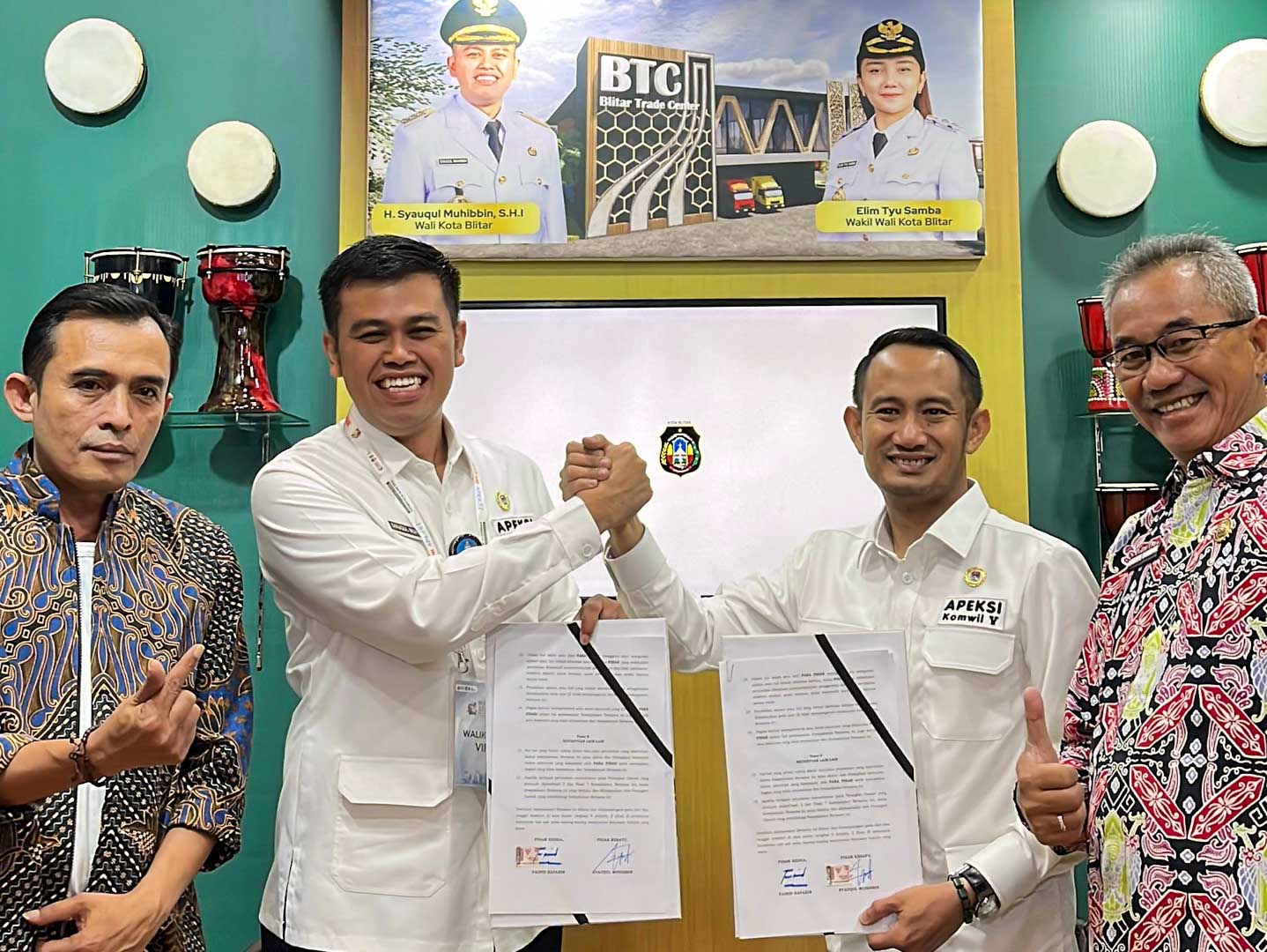 Pemkot Blitar Perluas Kemitraan Strategis dengan Empat Kota