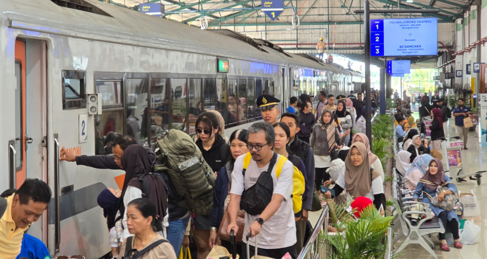 Selama Libur Tahun Baru Islam, Stasiun Blitar Layani 6.550 Penumpang