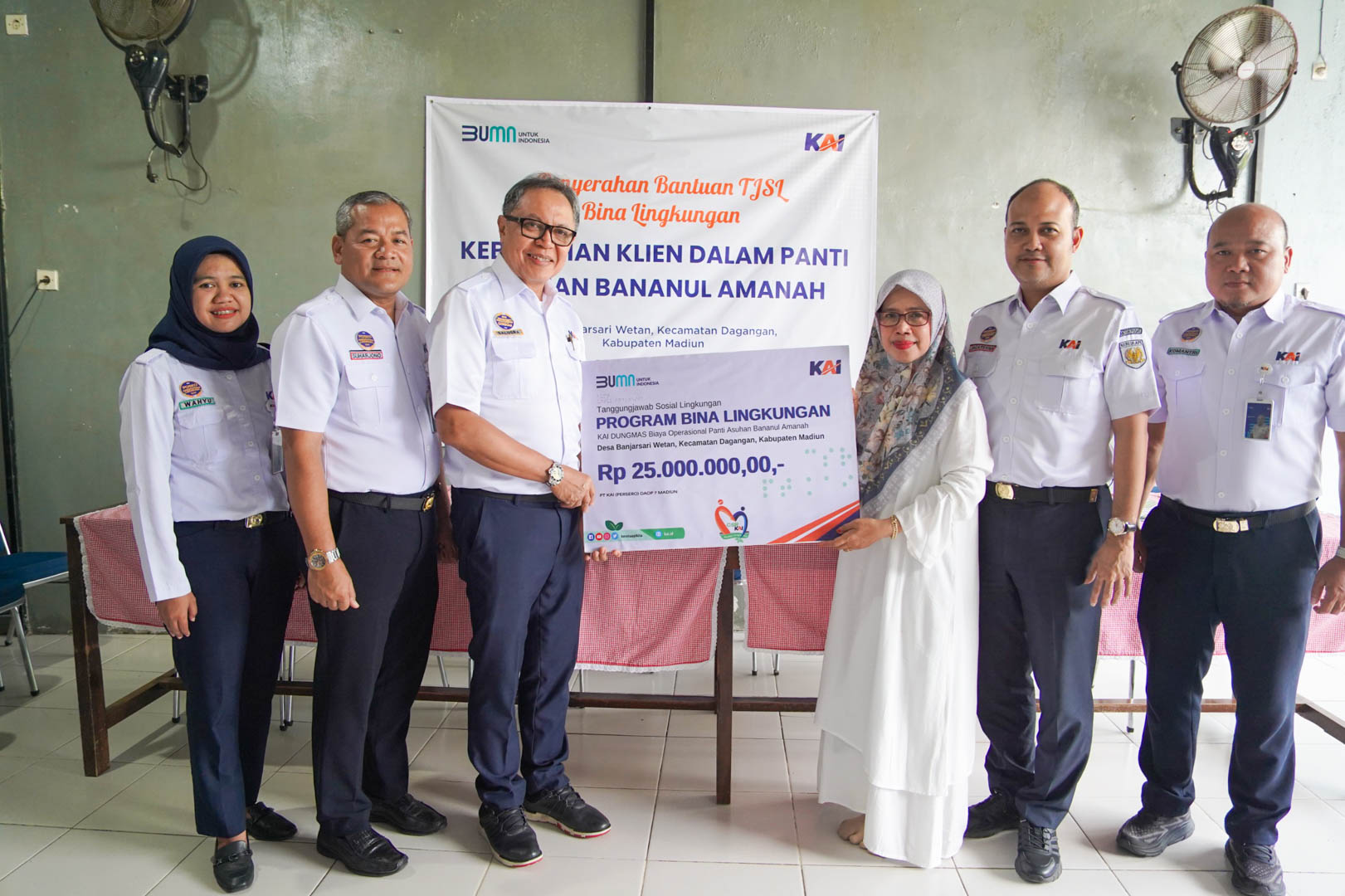 KAI Daop 7 Madiun Salurkan Rp175 Juta Program TJSL di Semester I 2025, Prioritaskan Keberlanjutan dan Dampak Sosial