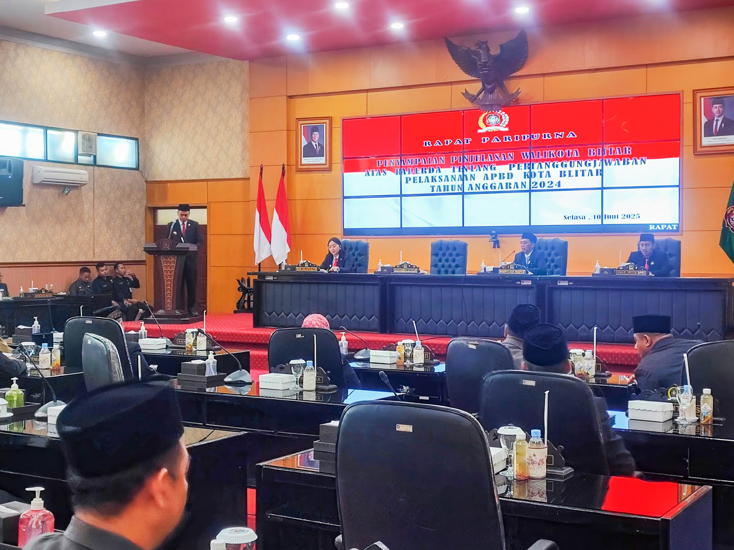 Penyampaian LPJ APBD 2024 Berjalan Lancar, DPRD Kota Blitar dan Eksekutif Kompak Demi Kepentingan Rakyat