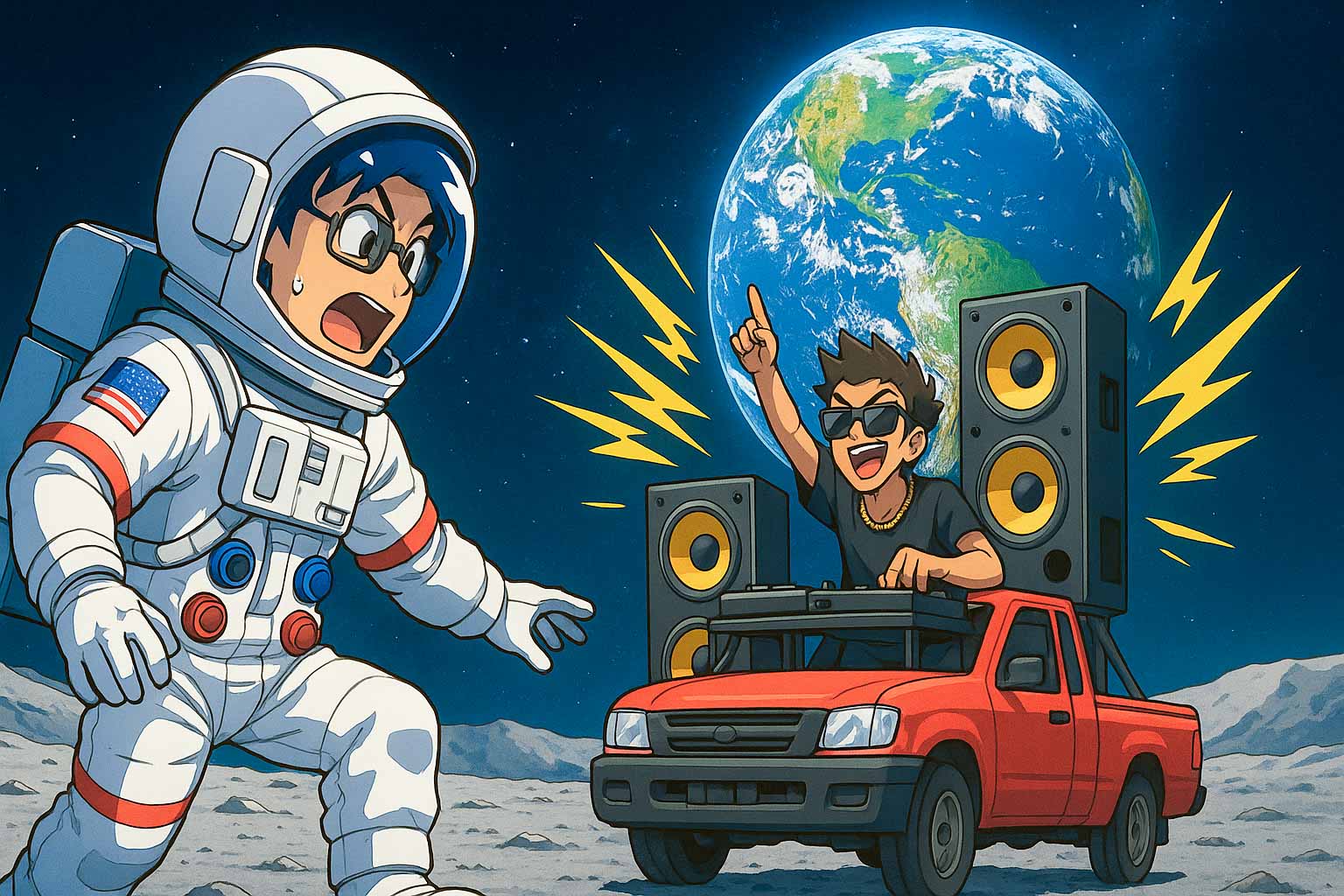 20 Juli 58 Tahun Lalu AS Kirim Manusia ke Bulan, Hari Ini Warga Indonesia kok Masih Sibuk Sound Horeg