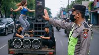 Ilustrasi Polri melarang Sound Horeg beroperasi di jalan raya