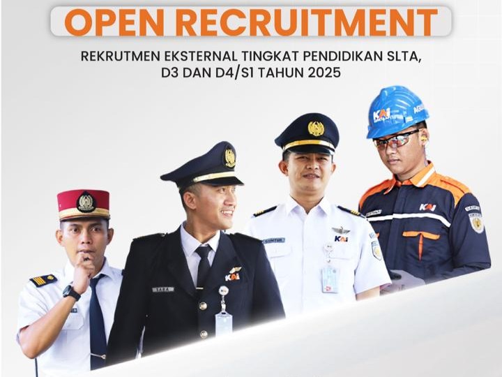 KAI Buka Rekrutmen Nasional, Peluang Karier untuk Lulusan SLTA hingga S1