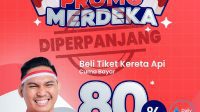 KAI Daop 7 Madiun Perpanjang Promo Merdeka, Tiket Kereta Diskon 20%