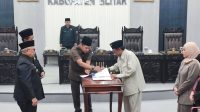 DPRD Kabupaten Blitar Gelar Paripurna Penandatanganan Nota Kesepakatan Perubahan KUA PPAS 2025