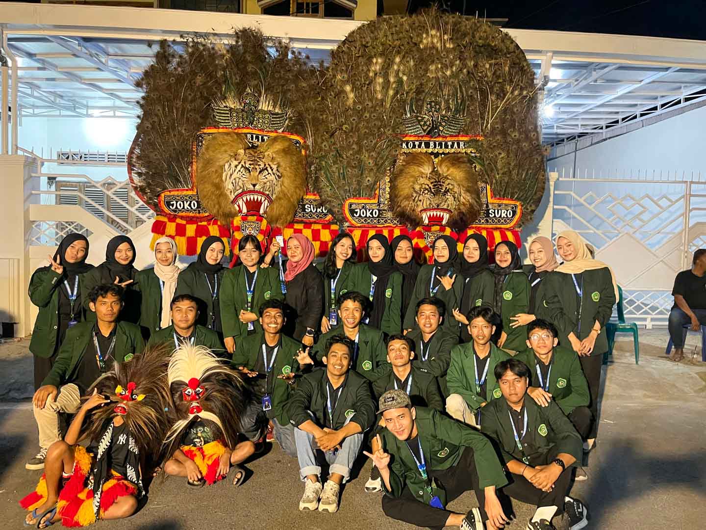 Penutupan KKN Unisba Blitar di Karangsari, Reog Joko Suro Jadi Tanda Cinta Budaya