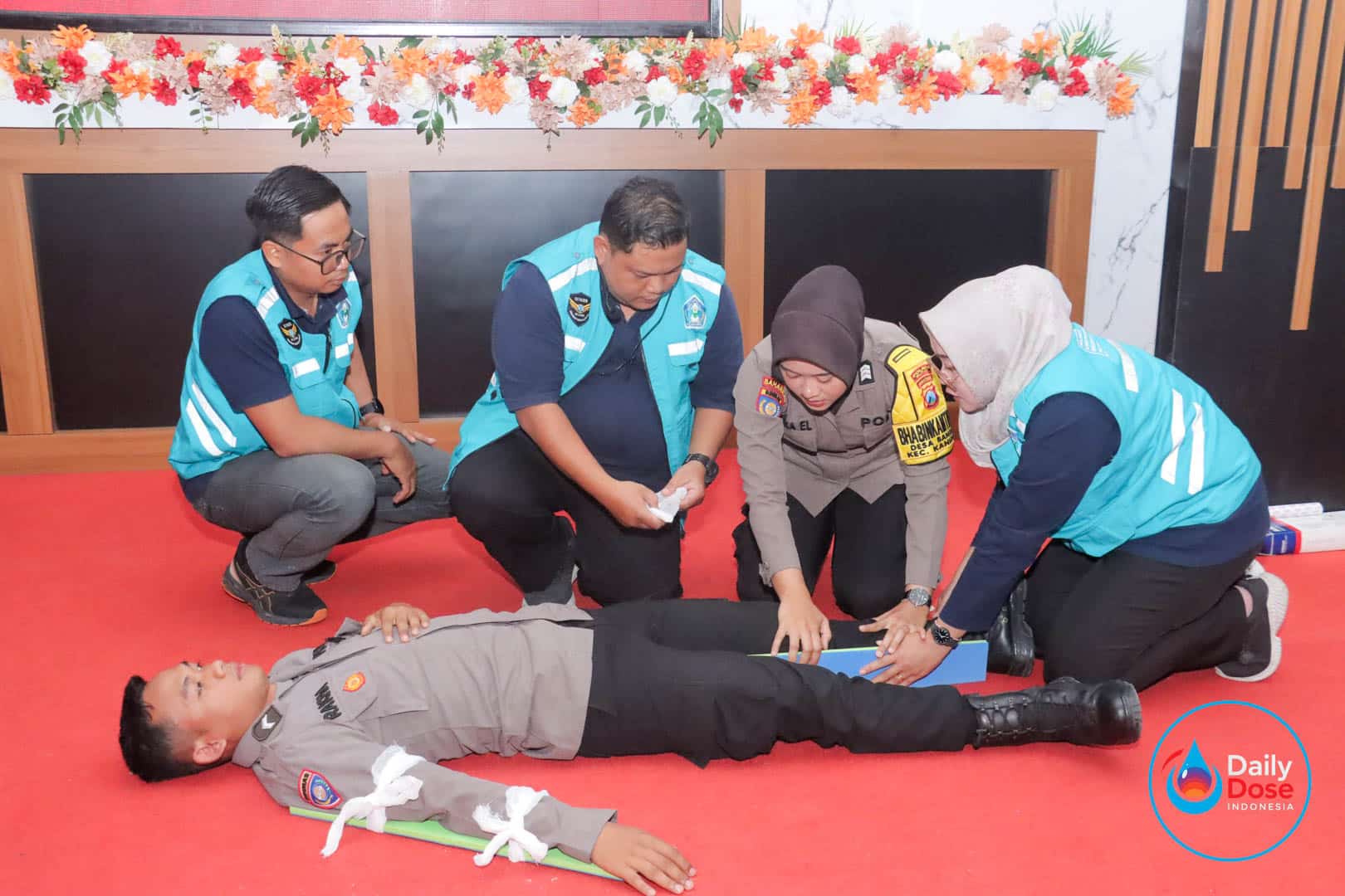 Tingkatkan Penanganan Kecelakaan, Polres Blitar Latih Polisi hingga Ojek Online