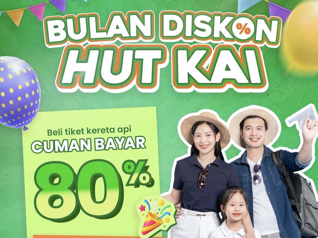 Sambut Ulang Tahun ke-80, KAI Daop 7 Madiun Gelar Promo dan Acara Spesial