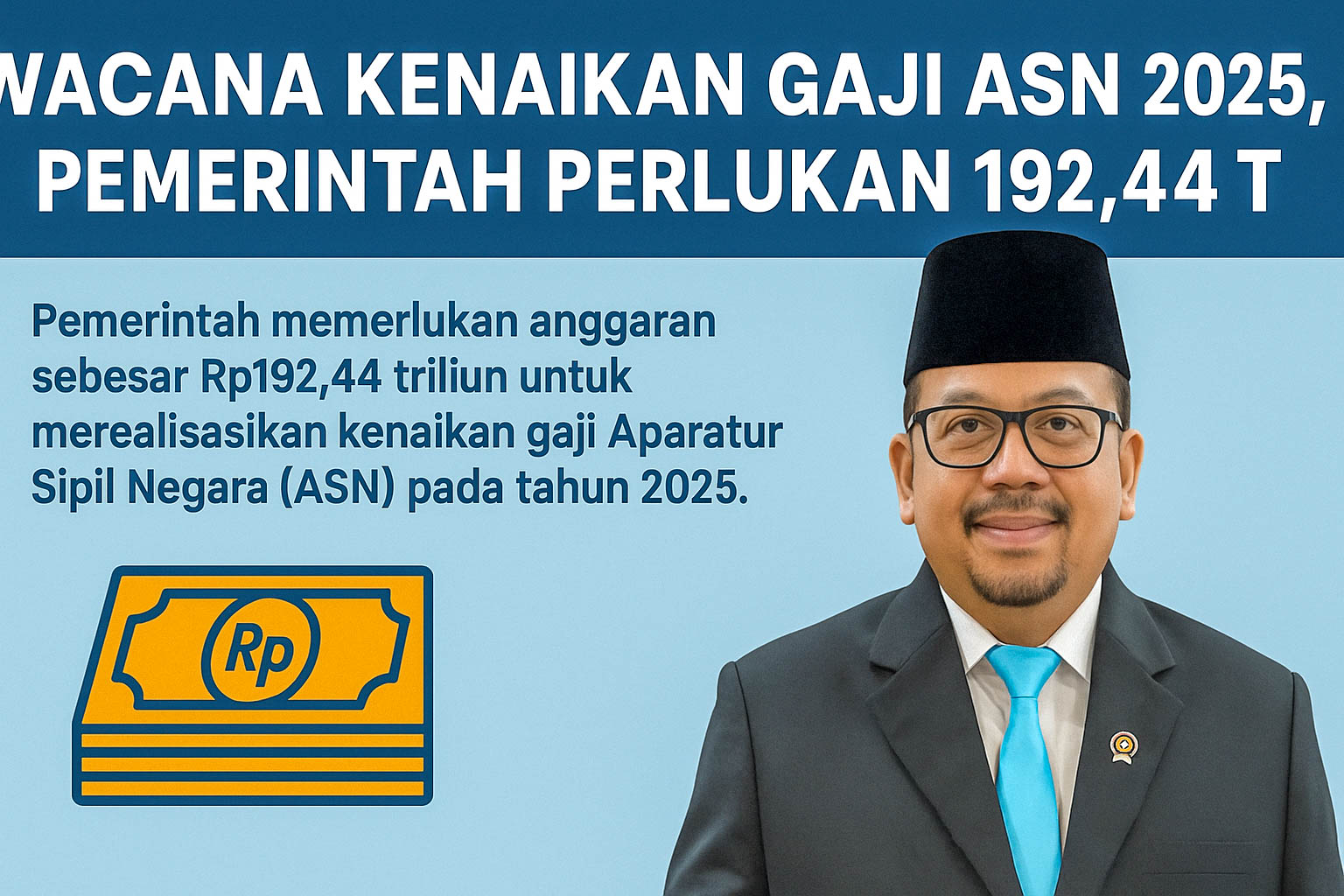Wacana Kenaikan Gaji ASN 2025, Pemerintah Perlukan 192,44 T