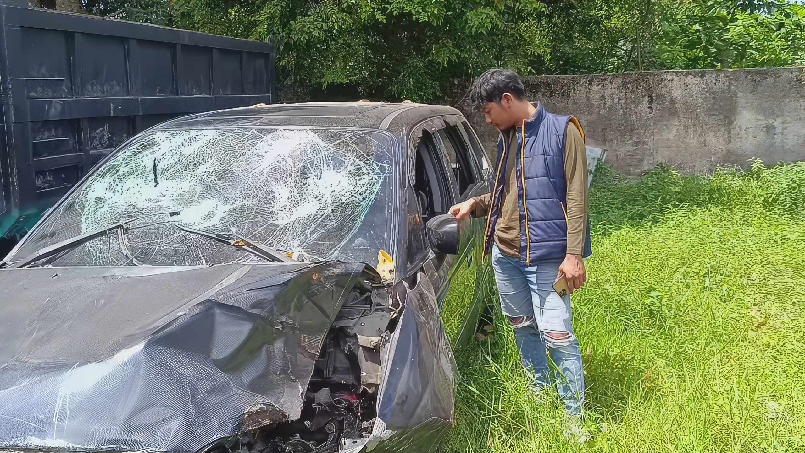 Mobil Pelaku Tabrak Lari Kanigoro Blitar Diremukkan Warga, Polisi Jerat dengan Pasal Berat