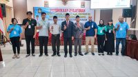 Walikota Blitar Mas Ibin bersama peserta dan pelatih program pelatihan keterampilan kerja Dinas Koperasi UKM dan Tenaga Kerja Kota Blitar Sumpah Pemuda Jadi Momentum Mas Ibin Bangun Ekonomi Kreatif Anak Muda Kota Blitar