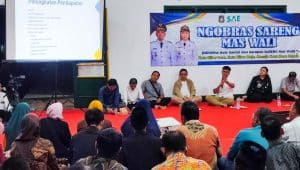 Walikota dan Wakil Walikota Blitar Ngobrol Bareng Masyarakat Cari Solusi Pembangunan di 2026