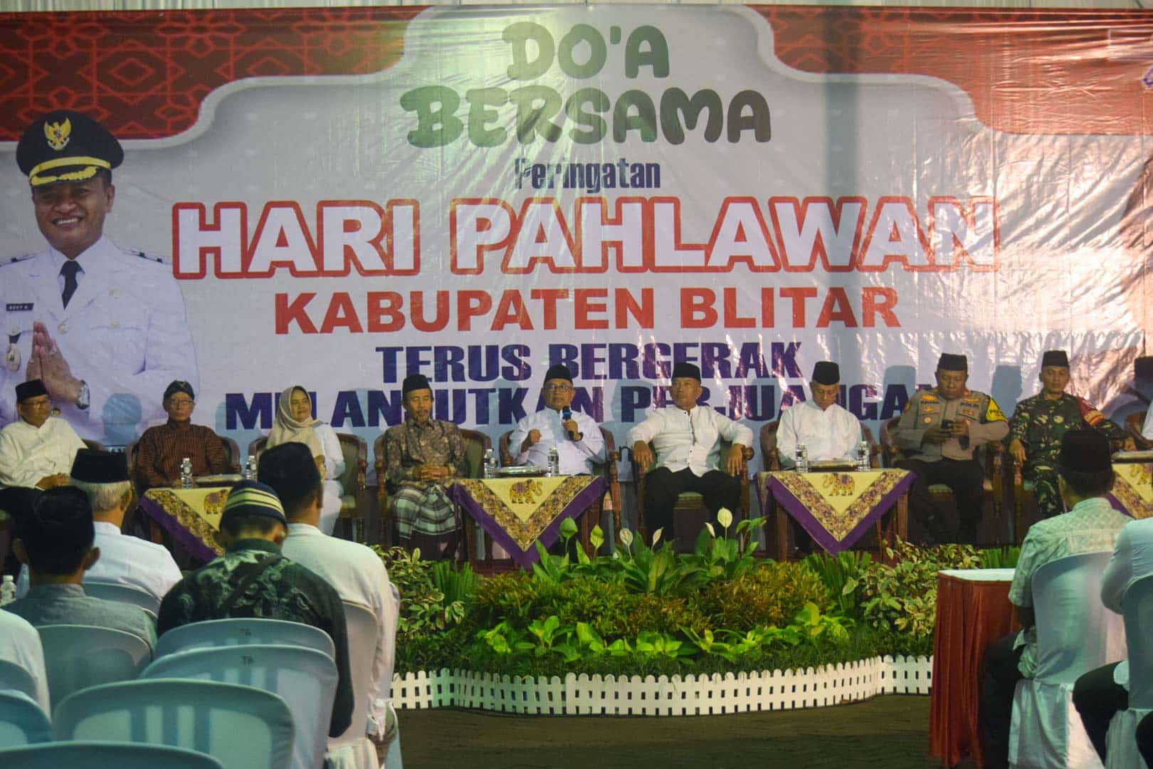 Bupati Blitar Rijanto dan Warga Gelar Tahlil di Rumah Pahlawan Soekarni Kartodiwirjo