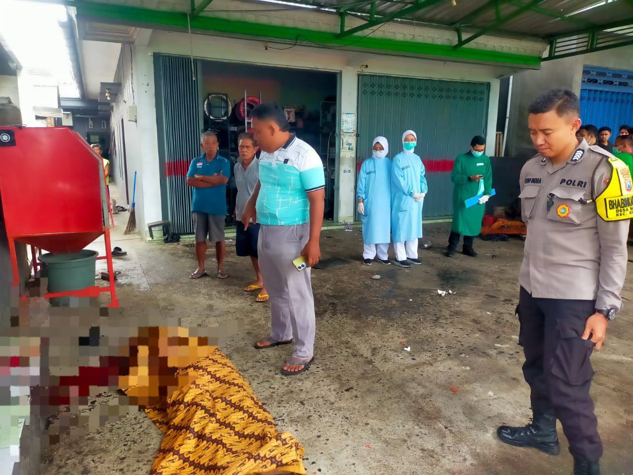 Kecelakaan Kerja di Blitar, Kompresor Meledak Tewaskan Tukang Tambal Ban