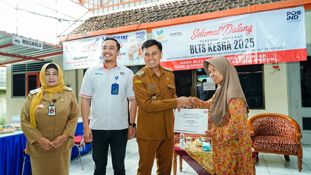 BLTS Kesra Kota Blitar Disalurkan, Mas Ibin Tegaskan Pemerintah Hadir untuk Warganya