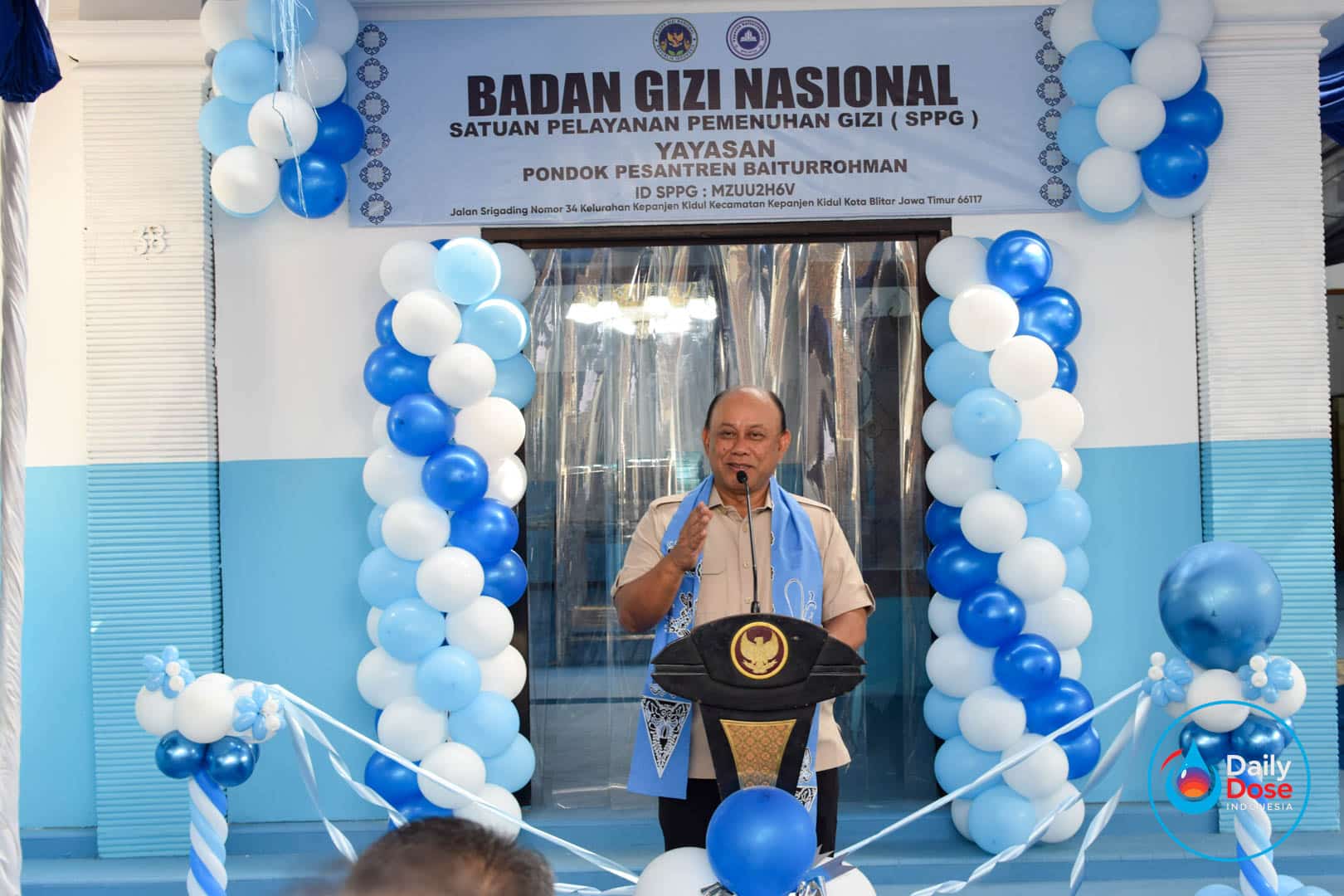 Kepala BGN Dadan di Kota Blitar