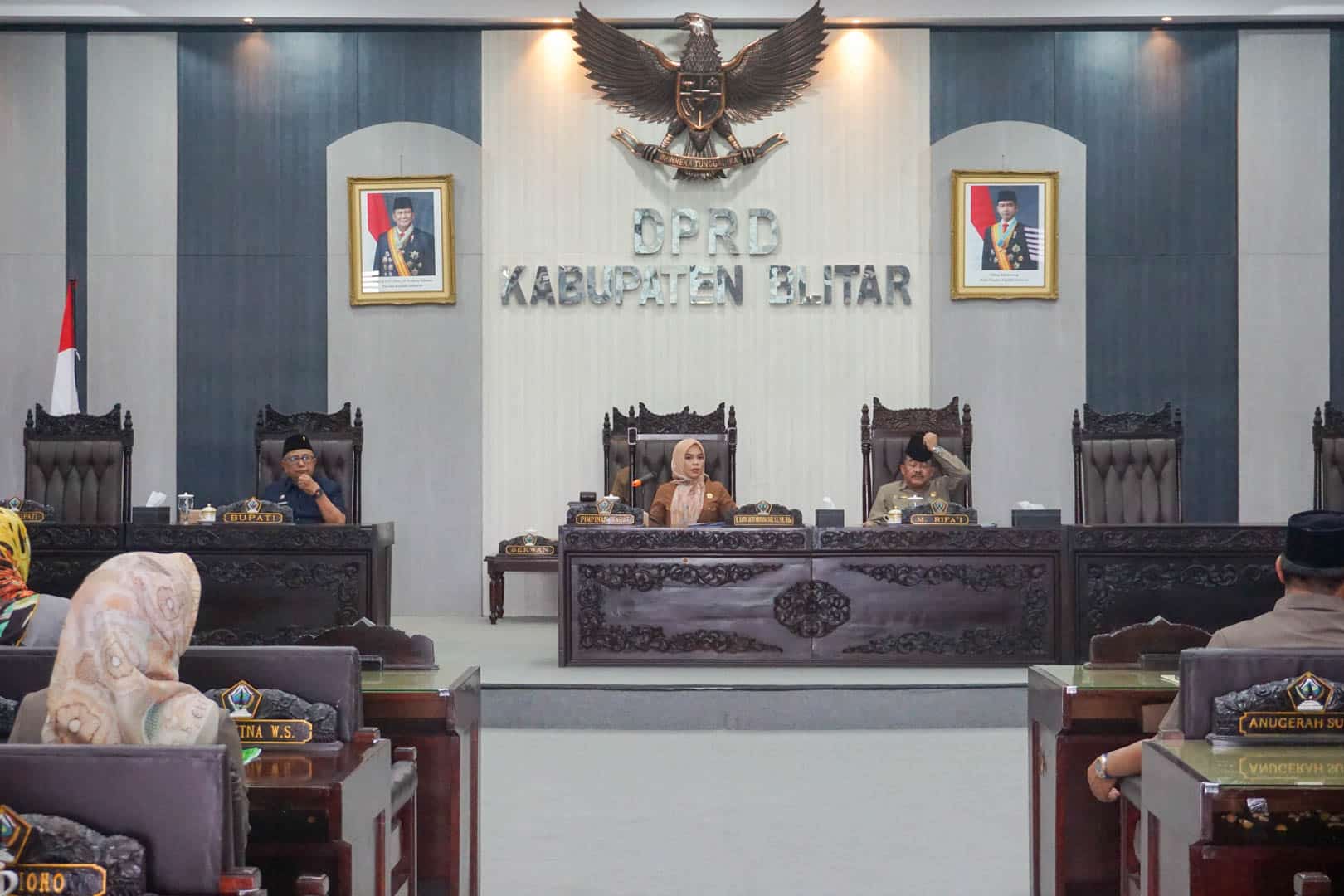 Rapat Paripurna LKPj 2025, Lima Fraksi DPRD Kabupaten Blitar Sampaikan Pandangan Umum