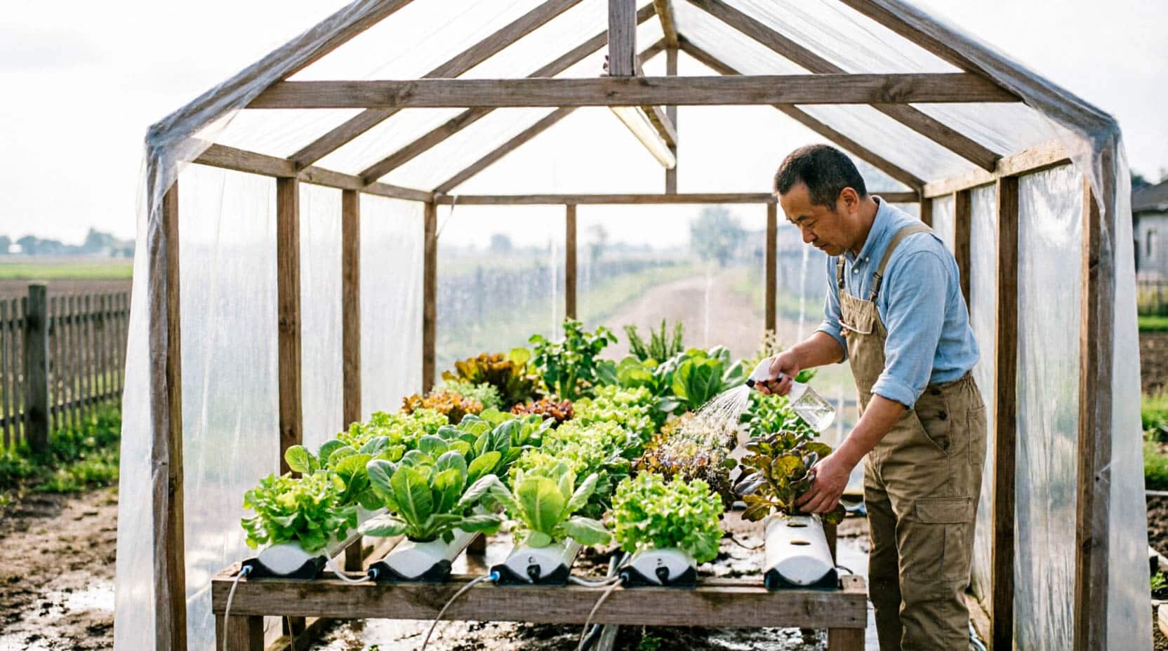 Contoh Greenhouse di Lahan Kecil Gus Tamim Blitar