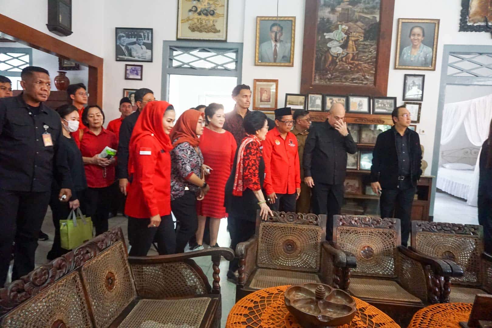 megawati lihat interior istana gebang Senin 15 Juni 2026