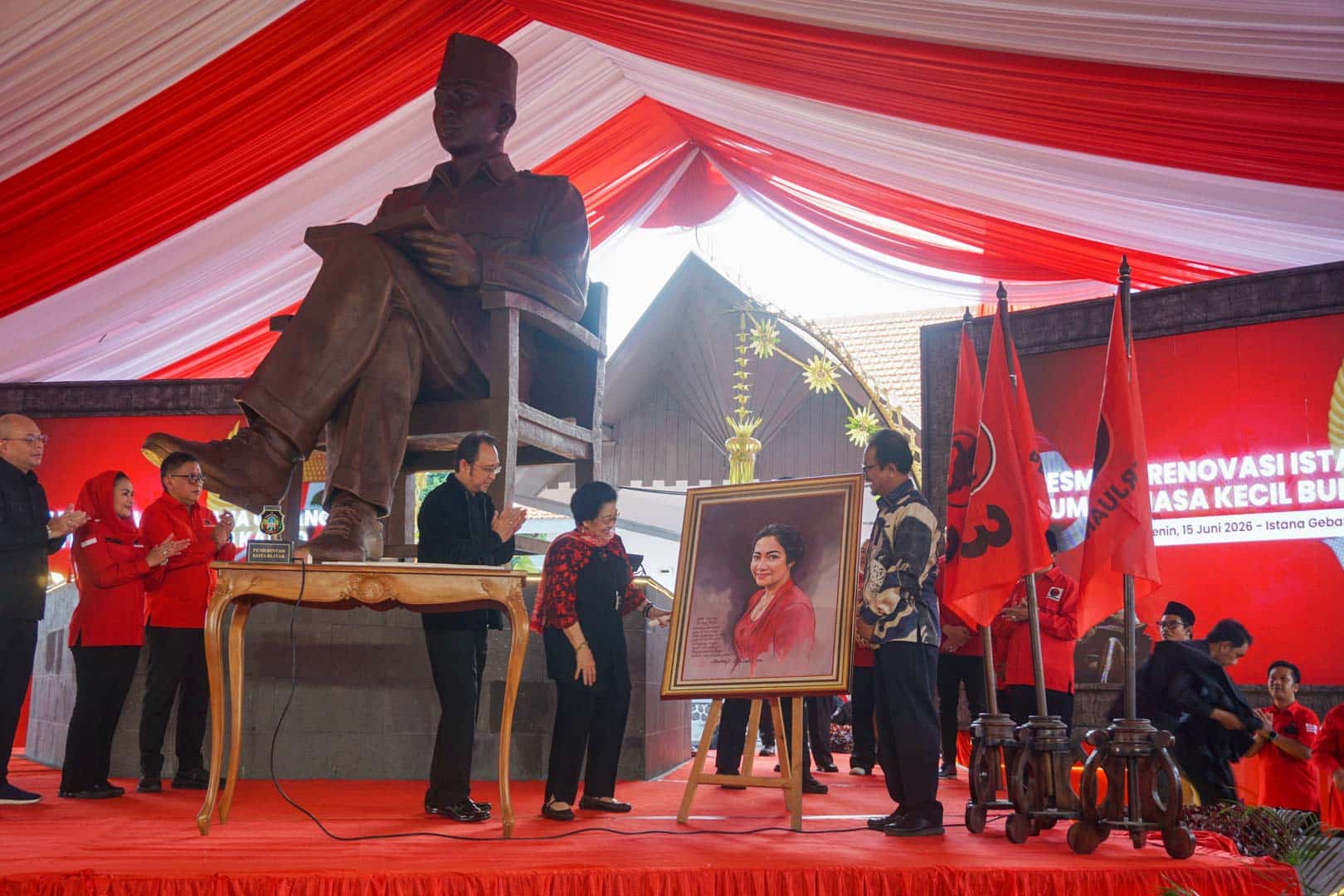 Megawati Soekarnoputri Resmikan Revitalisasi Istana Gebang, Rumah Masa Kecil Bung Karno Tampil dengan Wajah Baru