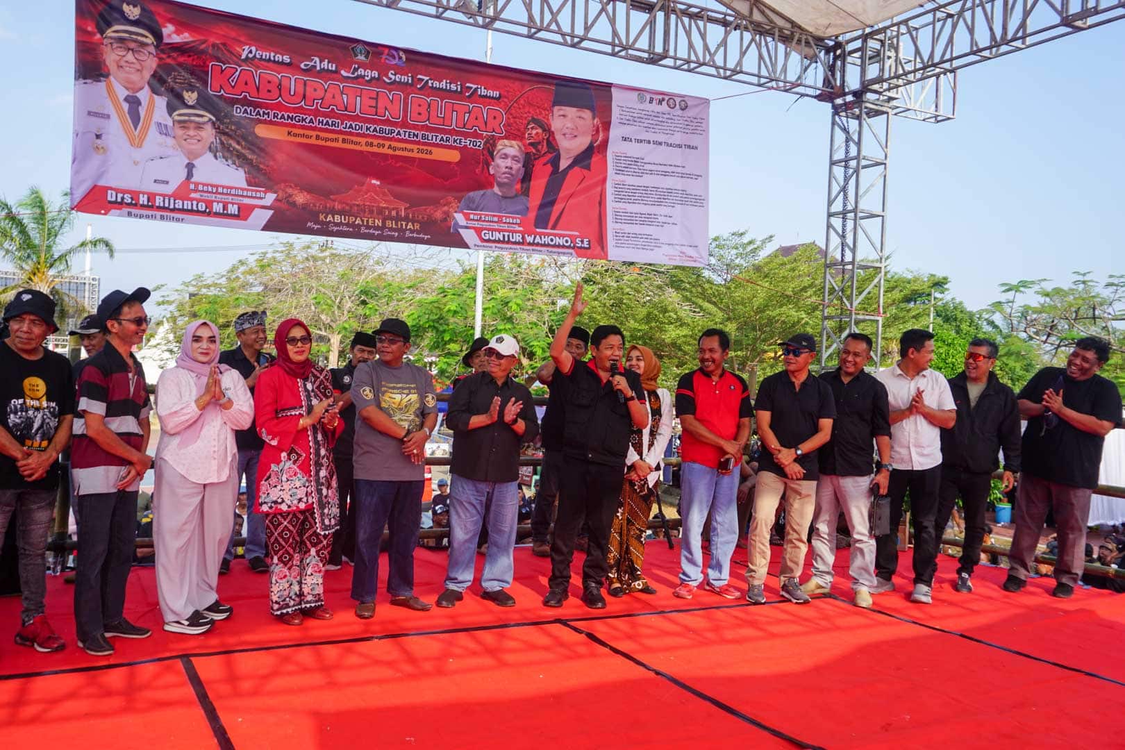 Ketua DPRD Kabupaten Blitar dan Fraksi PDI Perjuangan Tegaskan Komitmen Jaga Kemurnian Seni Tradisi Tiban