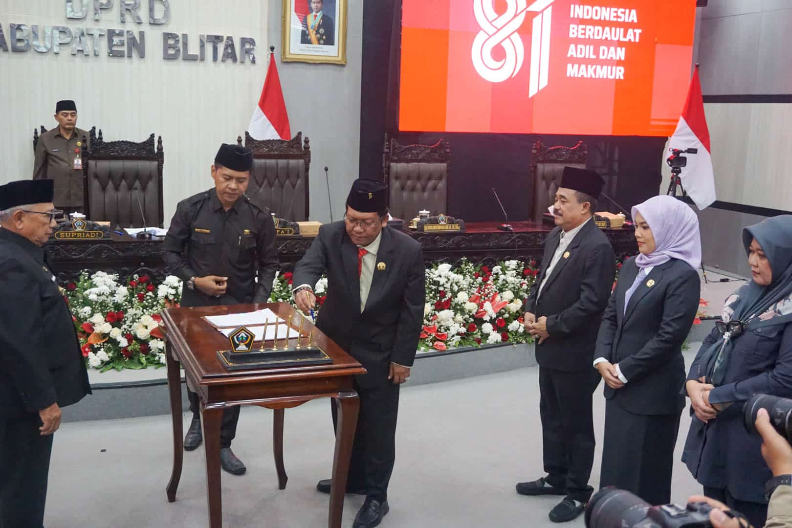 DPRD Kabupaten Blitar dan Pemkab Sepakati KUA-PPAS 2027, Supriadi Harap Anggaran Sesuai Kebutuhan Masyarakat