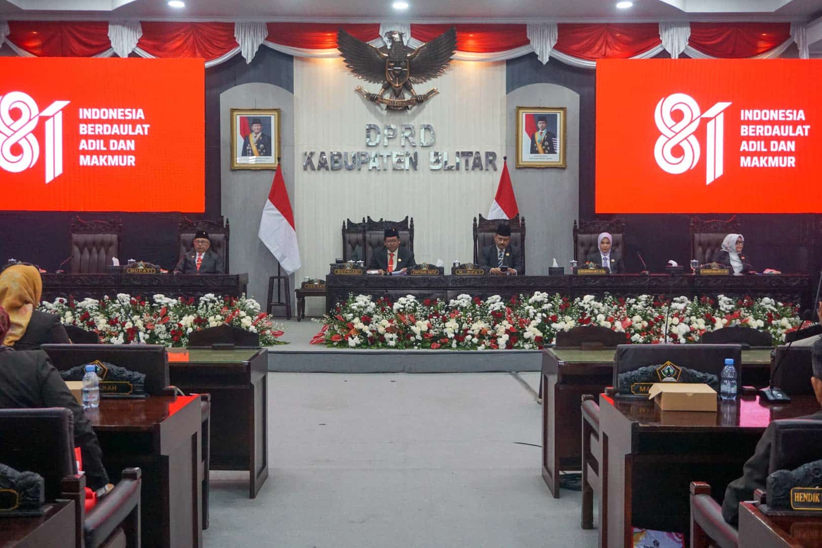 DPRD Kabupaten Blitar Dengarkan Pidato Kenegaraan HUT RI ke-81, Supriadi Sikapi Efisiensi Anggaran: Jangan Sampai Kurangi Kinerja Daerah