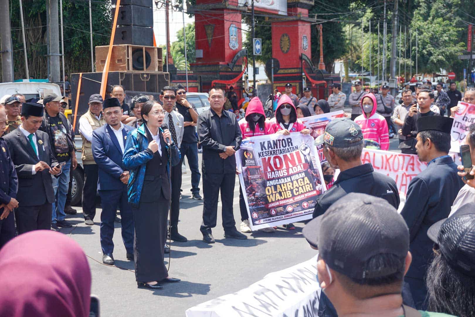 Wawali Elim Demo KONI Ajak Anak Pelajar Demo Kantor Walikota Blitar Senin 7 September 2026