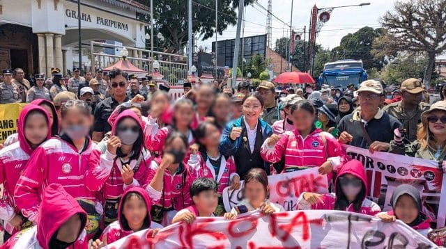 Diberi Dispensasi ‘Koordinasi Atlet’, 28 Pelajar Justru Ikut Demo KONI Dikomandoi Wawali Blitar Elim