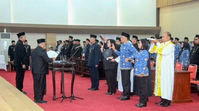 Bupati Blitar Rijanto Gelar Mutasi Jabatan, 12 Kepala OPD Pemkab Blitar Berganti Posisi, 2 OPD Masih Kosong
